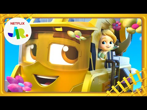Building Train Tour 🛤 Mighty Express Short Tracks FULL EPISODE | Netflix Jr