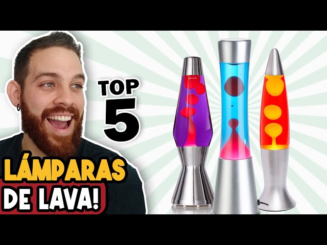 Vídeo relacionado con GIFTMARKET - Lámpara de lava roja y morada. Lámpara de mesita de noche con 2 bombillas incluidas. Regalo adolescentes divertido. Lámpara retro de 34 x 8,5 cm.