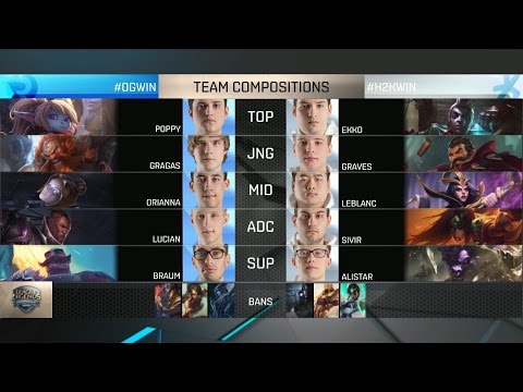 H2K vs OG Highlights - H2K vs ORIGEN Game 5 - EU LCS Playoffs - SPRING 2016 Semifinal #1