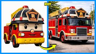 Download lagu Robocar Poli di KEHIDUPAN NYATA   Kuis Tebak Suara Karakter mp3