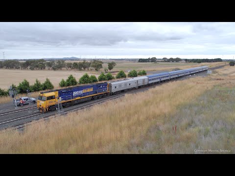 9322 Leading 6MA8 "The Overland" Passenger Train (20/1/2023) - PoathTV Railways