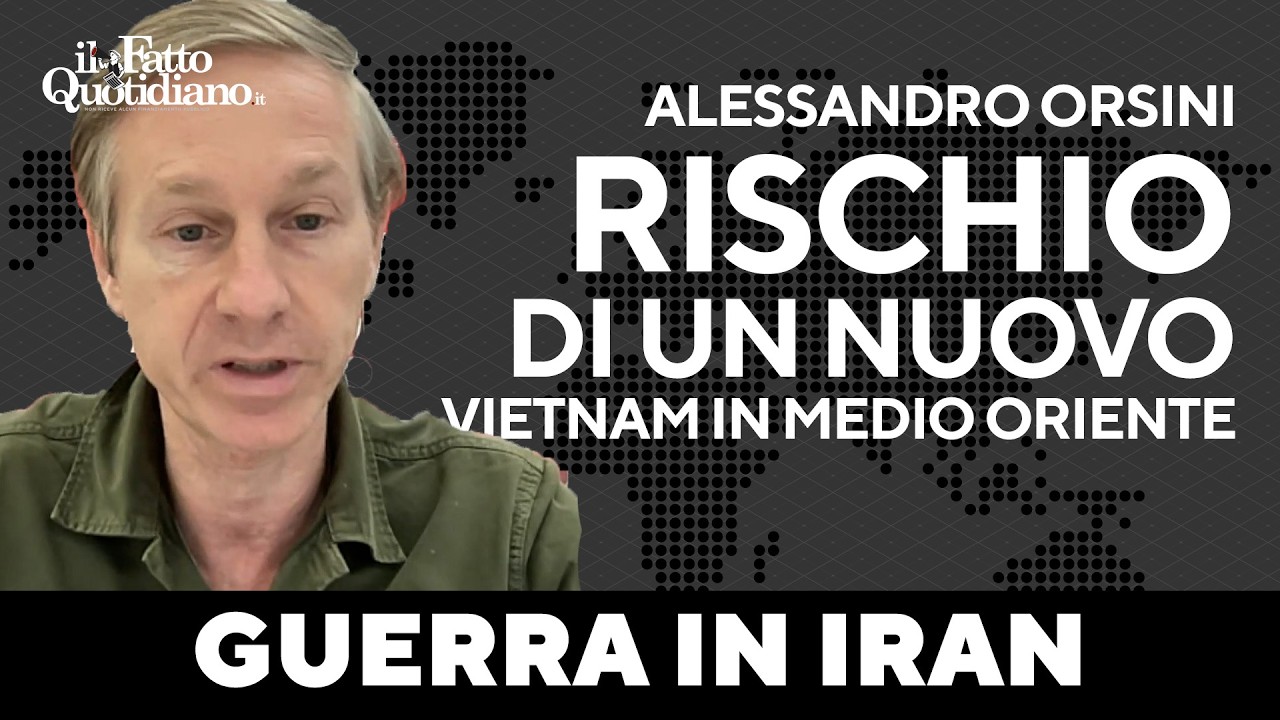L'illusione di una guerra breve: Orsini avverte sul rischio di un nuovo Vietnam in Medio Oriente