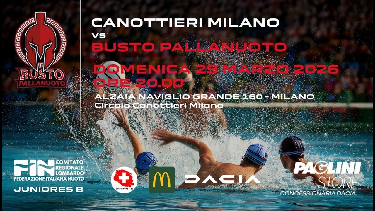Canottieri Milano vs Busto Pallanuoto