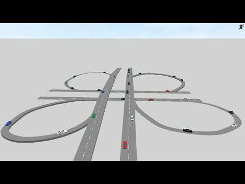 Cloverleaf Interchange Different Viewing Angle