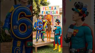 Rumi participa de festa a fantasia divertida 🤣 # #kpopdemonhunters