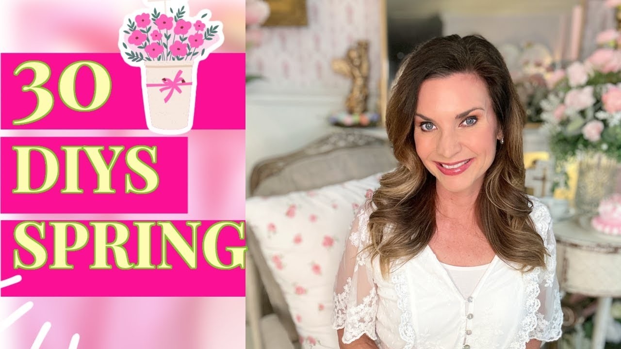 30 DIY DOLLAR TREE COTTAGE SPRING DECOR CRAFTS~FLORALS GARLANDS 🌸 🌿Olivia's  Romantic Home DIY