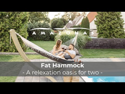 AMAZONAS Fat Hammock - A relaxatin oasis for two