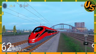 Frecciarossa Trenitalia Express Train - Trainz Simulator 3 Android Gameplay