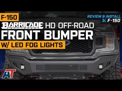 2018-2019 F150 Barricade HD Off-Road Front Bumper w/ LED Fog Lights Review & Install