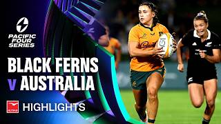 HIGHLIGHTS | Black Ferns v Australia | 2026, Pacific Four Thumbnail
