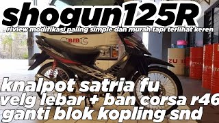 Download lagu SHOGUN 125 R MODIFIKASI // REVIEW PART mp3
