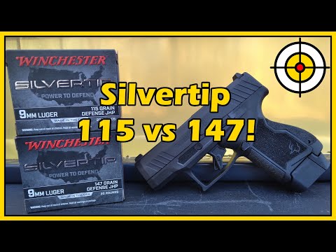 Werewolves Beware! 9mm Winchester Silvertip 115 vs 147 Grain Ballistic Gel Test With The Taurus GX4!