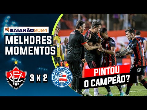 VITÓRIA 3 X 2 BAHIA | MELHORES MOMENTOS FINAL BAIANÃO 2024 - PARTIU BATEU