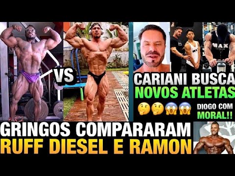 GRINGOS DIZEM QUE RAMON PERDERÁ PARA RUFF DIESEL - CARIANI BUSCA DE JOVENS ATLETAS + DIOGO COM MORAL