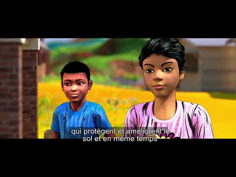 Dessin animé 3D " L'Agro-écologie pour les générations future "