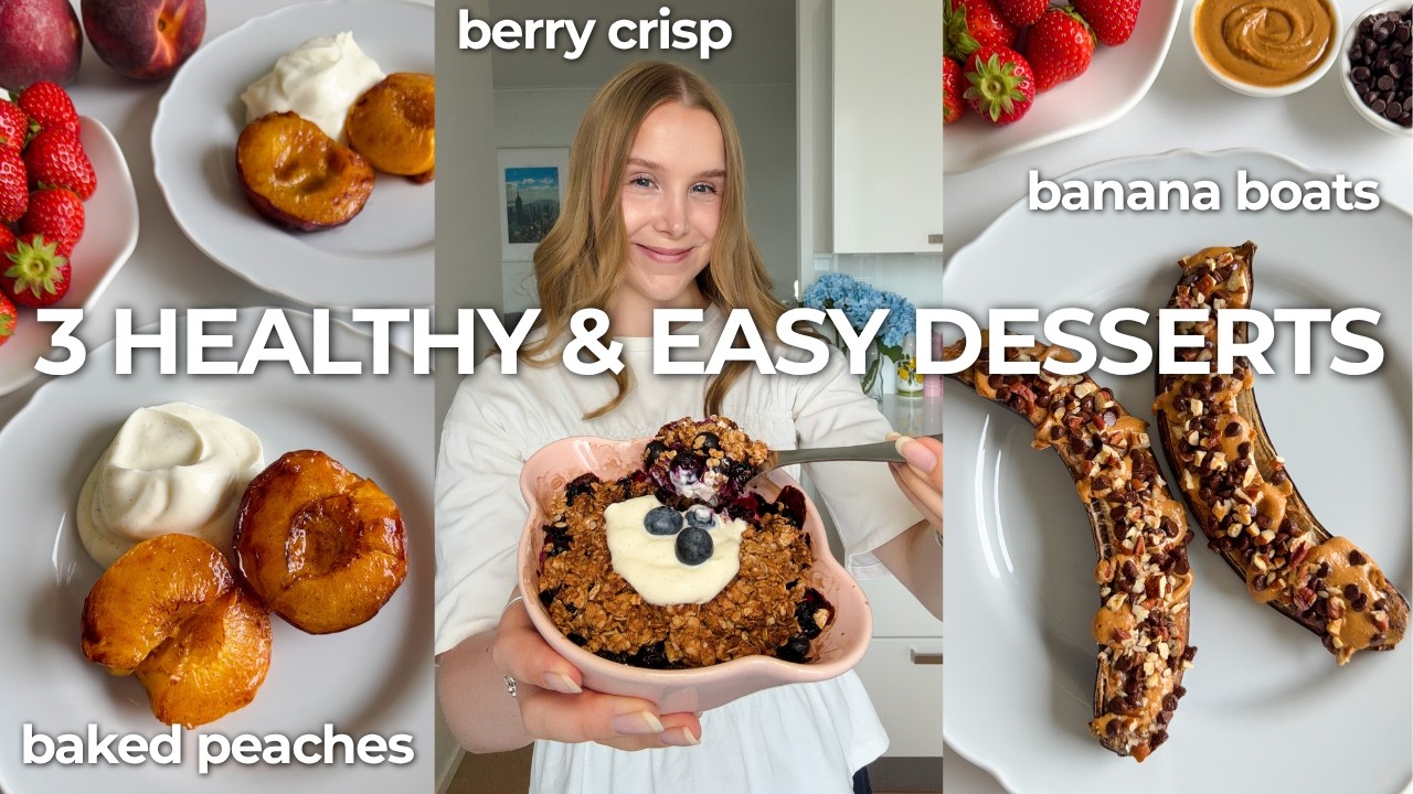 3 Healthy & Easy Desserts in the Air Fryer (or oven!)