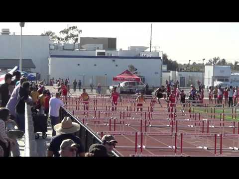 FSB 110m H vs Troy Woodbridge 3-16-16 - Los Alamitos Boys