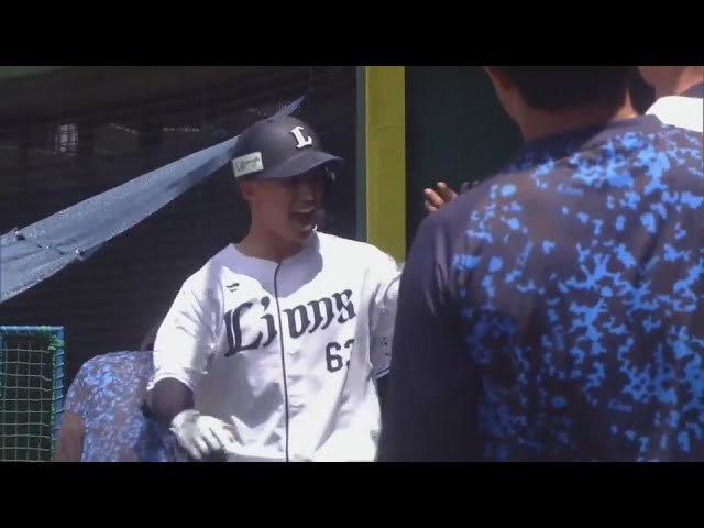 【ファーム】高めを捉えた!! ライオンズ・長谷川信哉 レフトへのホームランを放ち先制!!  2024年5月29日 埼玉西武ライオンズ 対 北海道日本ハムファイターズ