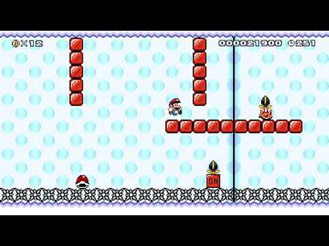 Donkeymint Vault: Super Switch Palace Panic (Super Mario Maker 2)