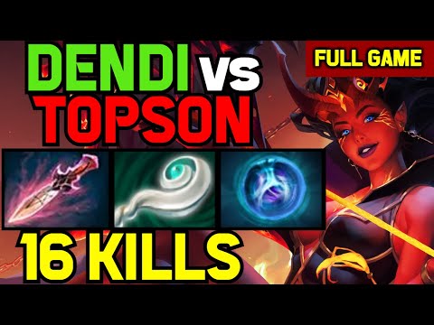 Topson PICKED Mid Pudge vs Dendi? NOT A GOOD IDEA