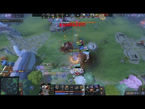 Tiny RAMPAGE Tree volley [DotA2]