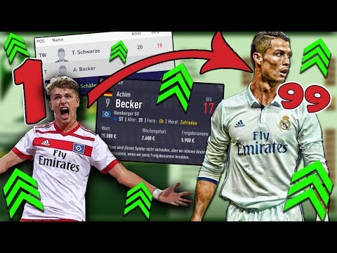 FIFA 18: 1 RATED SPIELER OHNE TRAINING AUF 85+ !!? 😱 | KARRIERE 10 JAHRE EXPERIMENT 🔥
