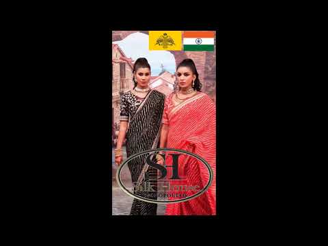 India Mulberry pure Silk Saree - DELHI - SILKHOUSE GALOPOULOS