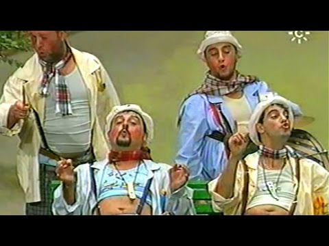Chirigota. Los Juancojones | Valiente poca vergüenza, Pasodoble, Semifinales | Carnaval 1998
