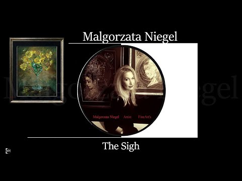 ◾ The Sigh ◾ Malgorzata Niegel ◾ lector en ◾ Oil Painting ◾