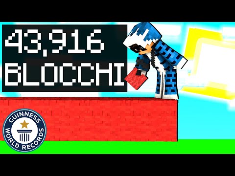 PROVO A BATTERE 5 RECORD MONDIALI DI MINECRAFT - ITA