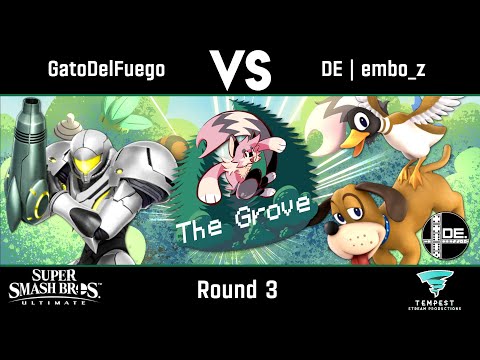 GatoDelFuego (Samus) vs DE | embo_z (Duck Hunt) - Round 3 - The Grove: Pinwheel Forest