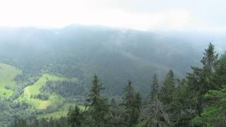 preview picture of video 'Great panorama from the Ukranian Carpathian mountains'