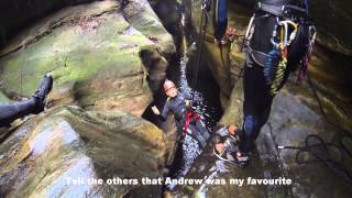 preview picture of video 'Canyoning Serendipity - Blue Mountains, NSW, Australia'