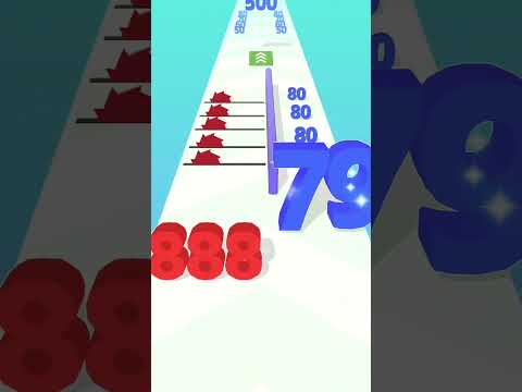 I think I could played better - Number Master Merger 3D Run lv49