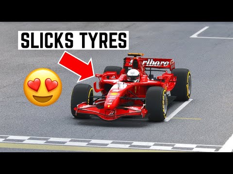 Have you ever seen an F2007 with SLICK TYRES? WHAT A BEAUTY!! 😍