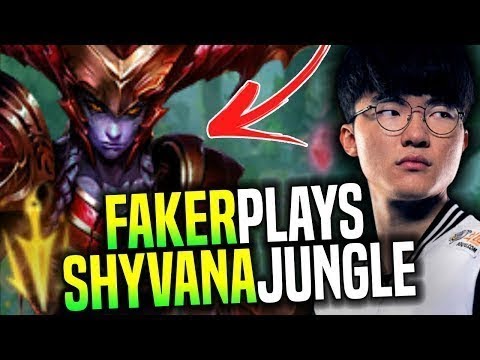 SKT T1 Faker Plays Shyvana Jungle with New Runes |   FAN LOL