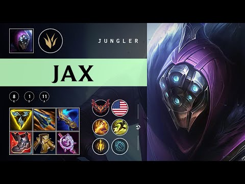 Jax Jungle vs Diana - NA Grandmaster Patch 25.24