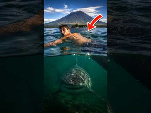 NO es el océano… pero hay tiburones aquí 😨 #shorts #viral #tiburones #misterio #increible #sabiasque