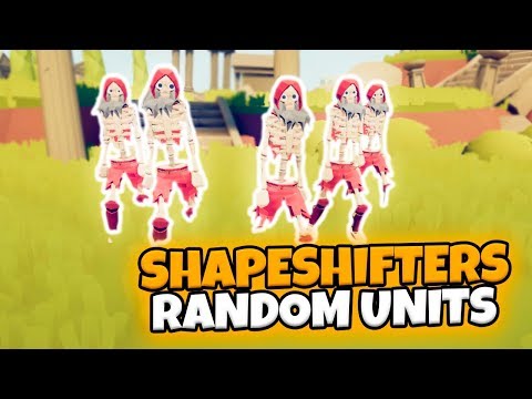 SHAPESHIFTERS, RANDOM UNITS VS EVERY FACTION | TABS MODDED GAMEPLAY