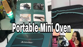 Mini Portable Oven| Unboxing and Using this cool Amazon product ♥️ | SabotHeat