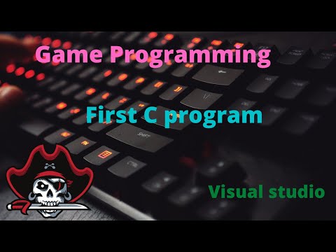 First C Program Visual Studio Game Programming
