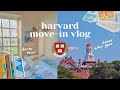 Harvard move-in vlog | dorm room transformation & tour, junior year