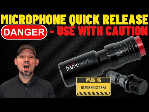 Gator Frameworks Mic Quick Release Review | How to Use Safely