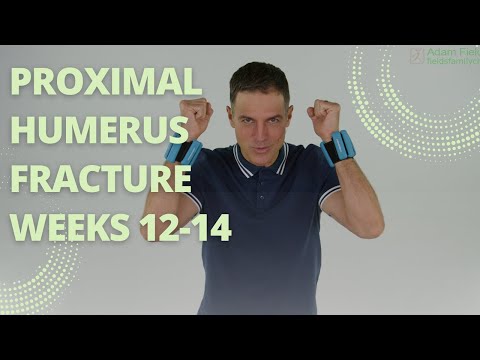 Proximal Humerus Fracture Weeks 12-14 | PNF Shoulder Exercises w/ 1lb Wrist Weight | Phase XII