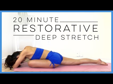 20 Minute Restorative Yoga BEST Yoga for Relaxation