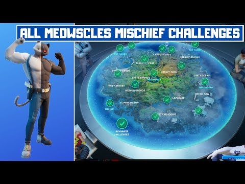 All Meowscles' Mischief Week 5 Challenges Guide! - Fortnite Chapter 2 Season 2