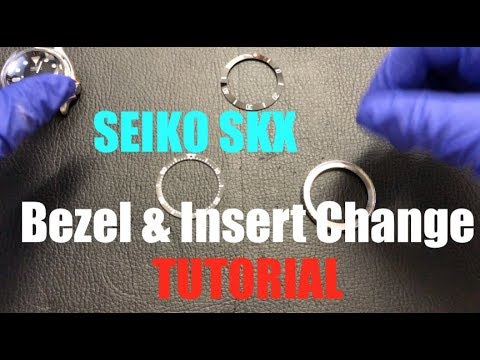 Seiko SKX Bezel & Bezel Insert Change TUTORIAL