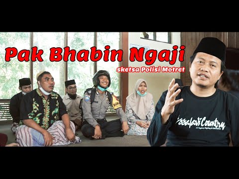 pak-bhabin-ngaji-sketsa-polisi-motret