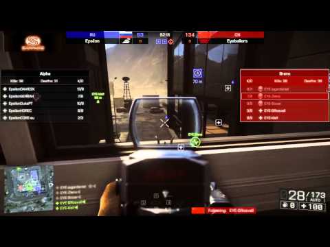 Epsilon vs Eyeballers Map 1 - Group B - Dreamhack Winter 2013 - Battlefield 4