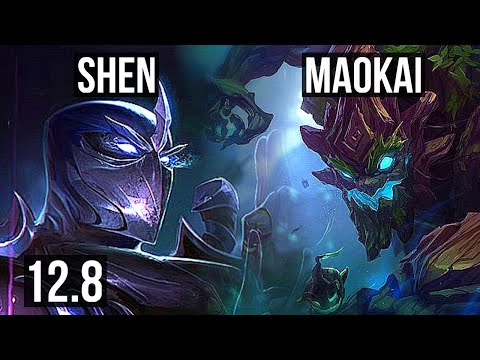 SHEN vs MAOKAI (TOP) | 5/0/7, 300+ games | EUW Master | 12.8